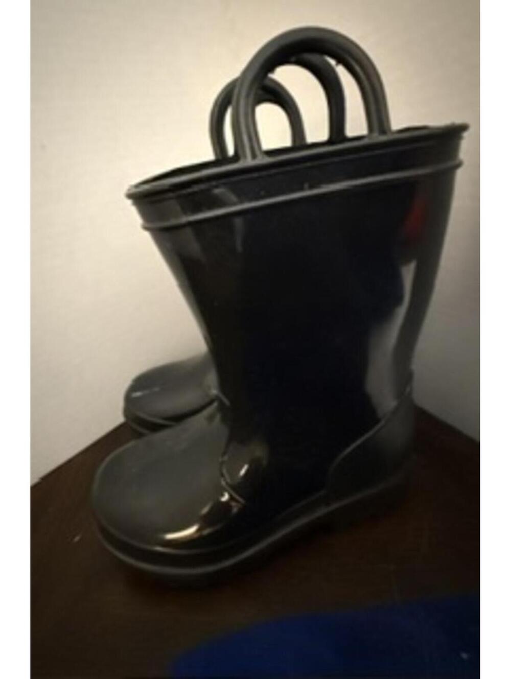Zoogs Black Toddler Rainboots Size 9